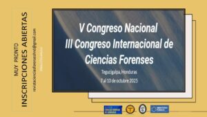 V Congreso Nacional, III Congreso Internacional de Ciencias Forenses